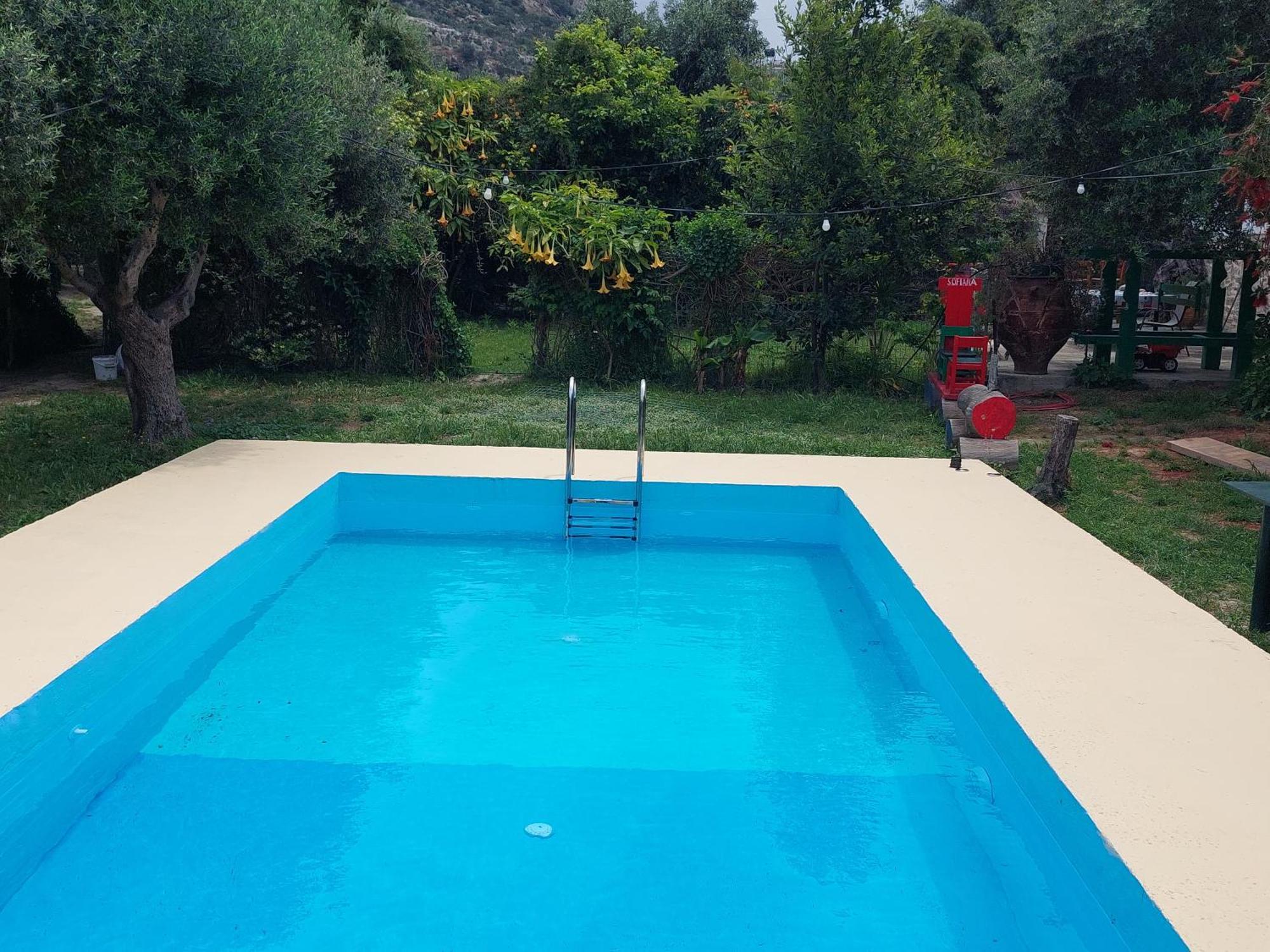 Apartmán Sofiana'S Garden Retreat With Private Pool Dhrapaniás Pokoj fotografie