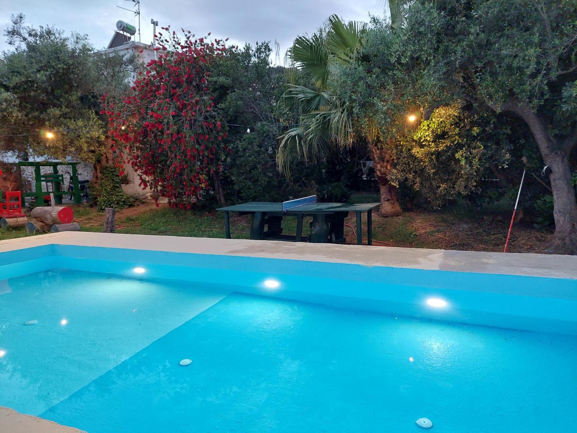 Apartmán Sofiana'S Garden Retreat With Private Pool Dhrapaniás Pokoj fotografie