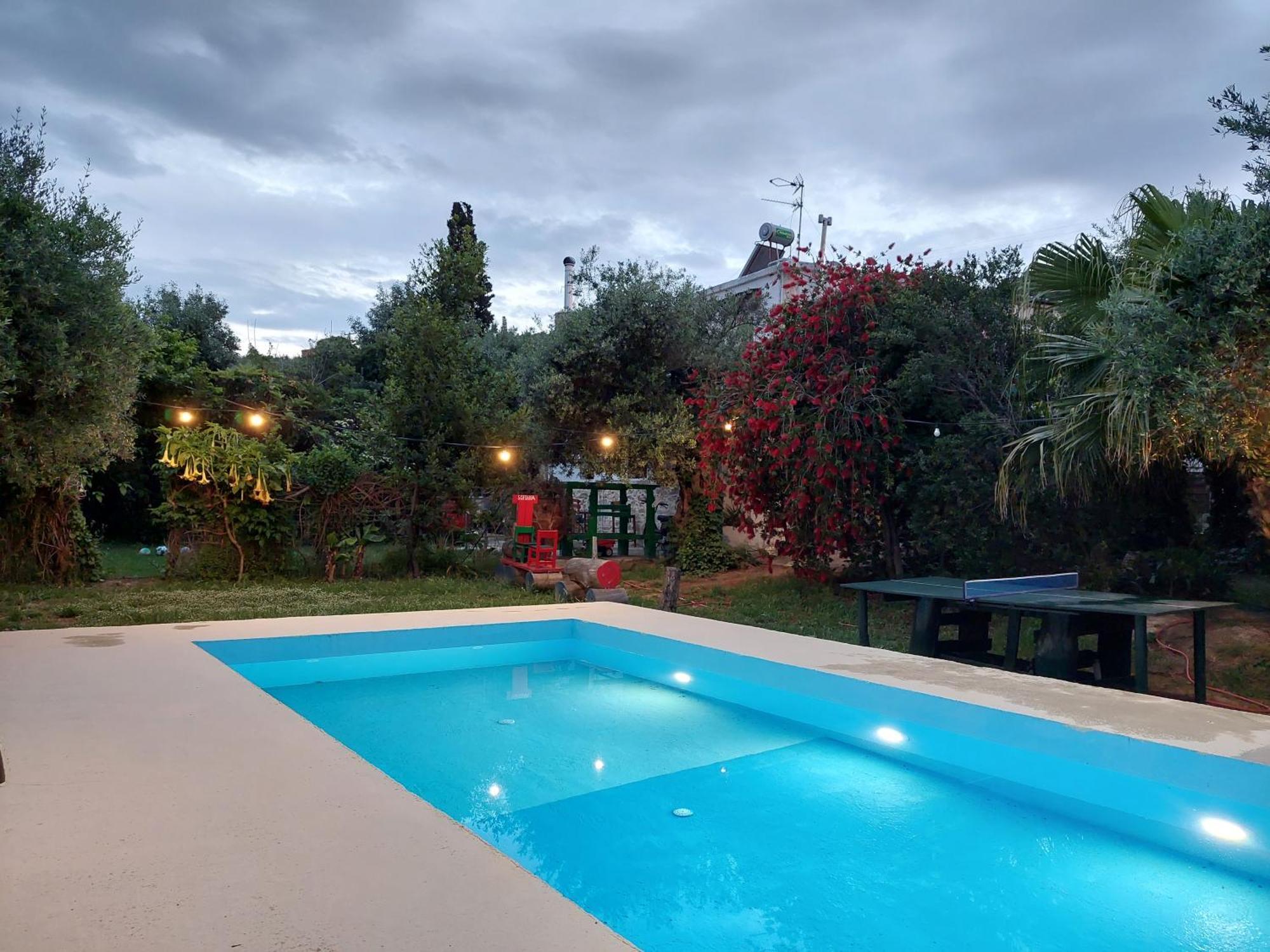 Apartmán Sofiana'S Garden Retreat With Private Pool Dhrapaniás Pokoj fotografie