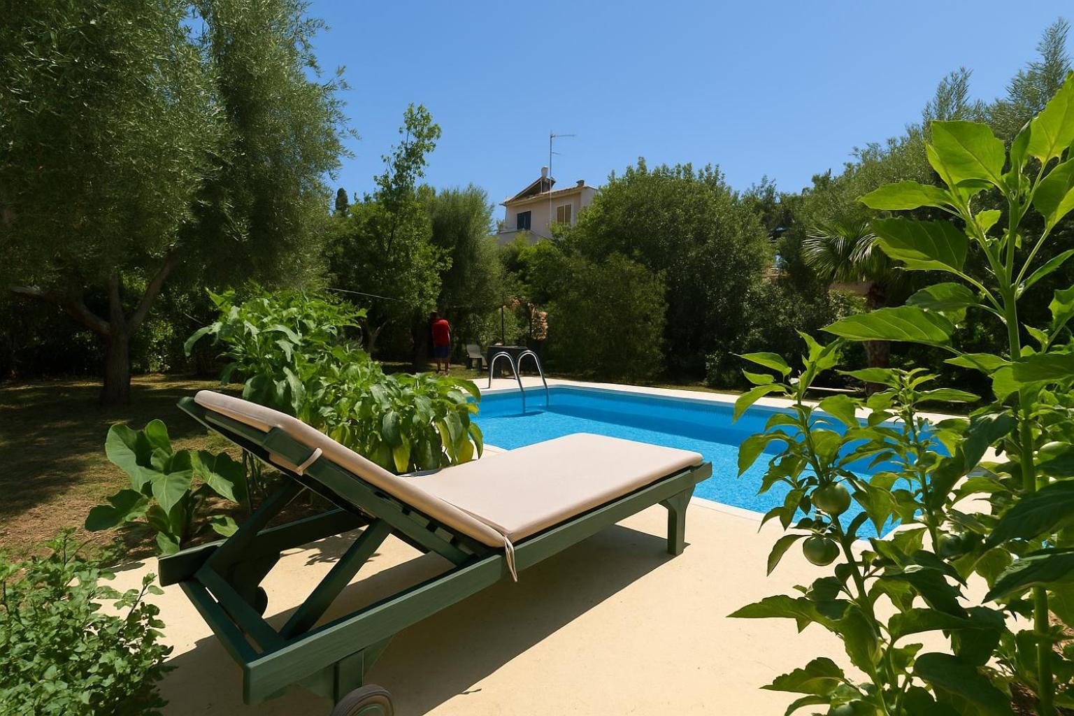 Apartmán Sofiana'S Garden Retreat With Private Pool Dhrapaniás Exteriér fotografie